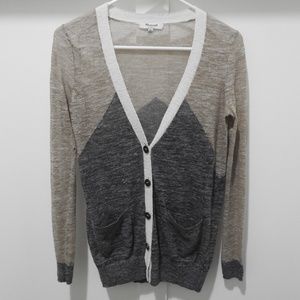 Madewell Arrowpoint Cardigan Size XS Flawed